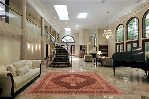 Tabriz Yellow Hand Knotted 82 X 102  Area Rug 253-21254 Image 5