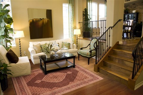 Tabriz Yellow Hand Knotted 82 X 102  Area Rug 253-21254 Image 1