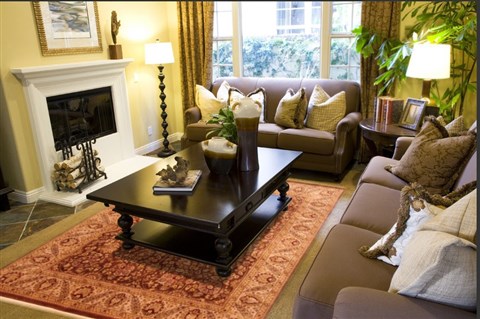 Kashan Beige Hand Knotted 711 X 99  Area Rug 253-21255 Image 3