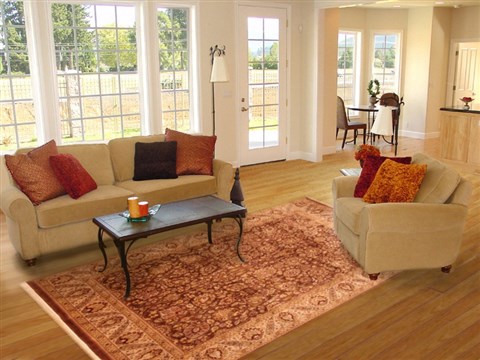 Kashan Beige Hand Knotted 711 X 99  Area Rug 253-21255 Image 13