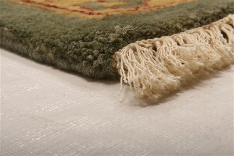 Chobi Blue Hand Knotted 711 X 910 Area Rug 100-21257 Image 9