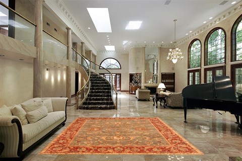 Chobi Blue Hand Knotted 711 X 910 Area Rug 100-21257 Image 5