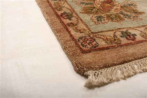 Ziegler Red Hand Knotted 90 X 121  Area Rug 253-21262 Image 4