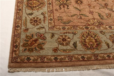 Ziegler Red Hand Knotted 90 X 121  Area Rug 253-21262 Image 7