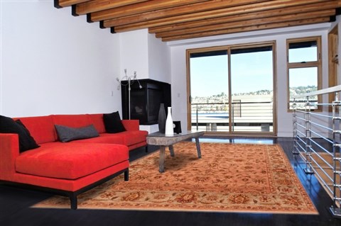 Ziegler Red Hand Knotted 90 X 121  Area Rug 253-21262 Image 2