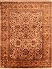Tabriz Green Hand Knotted 711 X 100 Area Rug 100-21267 Thumb 0