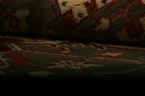 Heriz Beige Hand Knotted 80 X 911 Area Rug 100-21268 Image 17