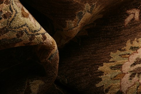 Chobi Brown Hand Knotted 80 X 105 Area Rug 100-21269 Image 14