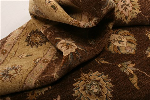 Chobi Brown Hand Knotted 80 X 105 Area Rug 100-21269 Image 16