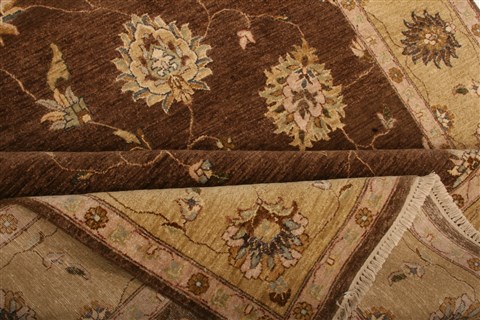 Chobi Brown Hand Knotted 80 X 105 Area Rug 100-21269 Image 20