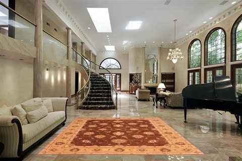 Chobi Brown Hand Knotted 80 X 105 Area Rug 100-21269 Image 5