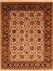 Tabriz Beige Hand Knotted 710 X 101  Area Rug 100-21271 Thumb 0