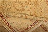 Agra Yellow Hand Knotted 91 X 125 Area Rug 100-21272 Thumb 15