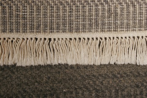 Modern Grey Hand Knotted 100 X 144 Area Rug 250-21293 Image 10