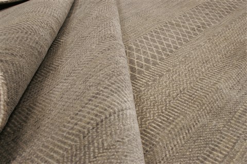 Modern Grey Hand Knotted 100 X 144 Area Rug 250-21293 Image 5