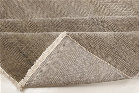 Modern Grey Hand Knotted 100 X 144 Area Rug 250-21293 Image 8