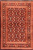 Sarouk Red Hand Knotted 33 X 44  Area Rug 100-21296 Thumb 0