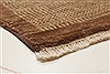 Modern Brown Hand Knotted 100 X 139 Area Rug 250-21302 Thumb 12