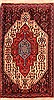Sanandaj Red Hand Knotted 24 X 39  Area Rug 100-21303 Thumb 0