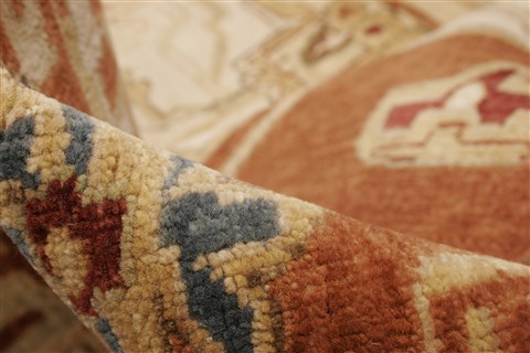 Chobi Brown Hand Knotted 99 X 140 Area Rug 250-21314 Image 1