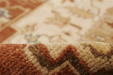 Chobi Brown Hand Knotted 99 X 140 Area Rug 250-21314 Image 2
