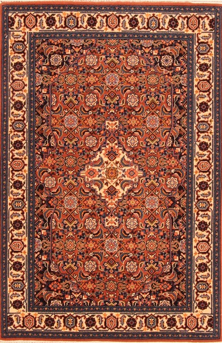 Tabriz Yellow Hand Knotted 29 X 40  Area Rug 253-21317 Image 0