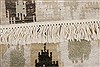 Modern Grey Hand Knotted 100 X 142 Area Rug 250-21324 Thumb 12