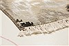 Modern Grey Hand Knotted 100 X 142 Area Rug 250-21324 Thumb 17