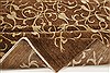 Modern Brown Hand Knotted 101 X 141 Area Rug 100-21327 Thumb 11
