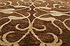 Modern Brown Hand Knotted 101 X 141 Area Rug 100-21327 Thumb 14