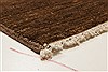 Modern Brown Hand Knotted 101 X 141  Area Rug 100-21327 Thumb 16
