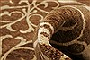 Modern Brown Hand Knotted 101 X 141 Area Rug 100-21327 Thumb 4