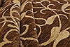 Modern Brown Hand Knotted 101 X 141 Area Rug 100-21327 Thumb 7