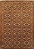Modern Brown Hand Knotted 101 X 141 Area Rug 100-21327 Thumb 0