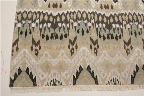 Modern Grey Runner Hand Knotted 41 X 100 Area Rug 250-21328 Image 12