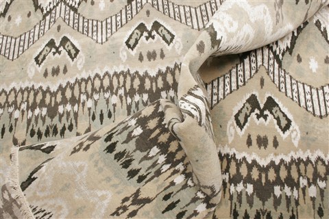 Modern Grey Runner Hand Knotted 41 X 100 Area Rug 250-21328 Image 4