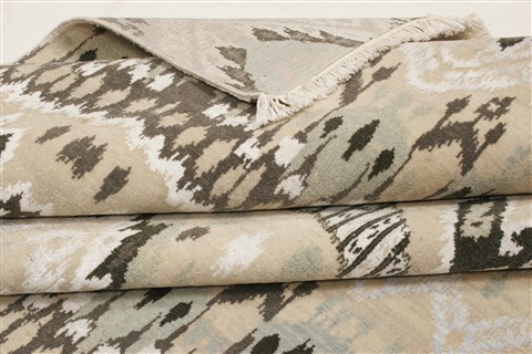 Modern Grey Runner Hand Knotted 41 X 100 Area Rug 250-21328 Image 7