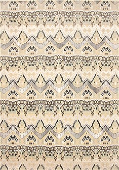 Indian Modern Grey Runner 10 to 12 ft Wool Carpet 21328