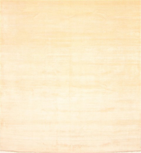 Modern Beige Hand Knotted 99 X 1311 Area Rug 250-21330 Image 0