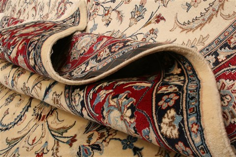 Nain White Hand Knotted 82 X 117  Area Rug 100-21332 Image 10