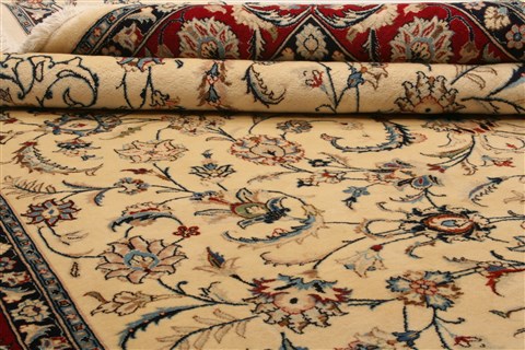 Nain White Hand Knotted 82 X 117  Area Rug 100-21332 Image 13