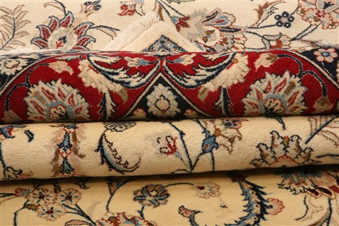 Nain White Hand Knotted 82 X 117  Area Rug 100-21332 Image 15