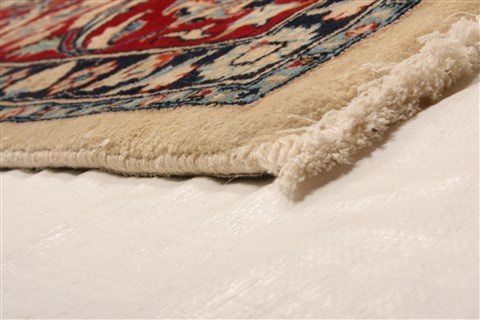 Nain White Hand Knotted 82 X 117  Area Rug 100-21332 Image 26