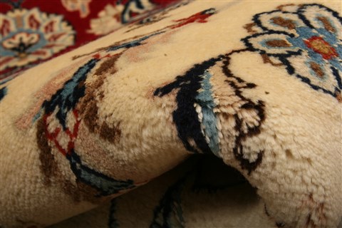 Nain White Hand Knotted 82 X 117  Area Rug 100-21332 Image 3