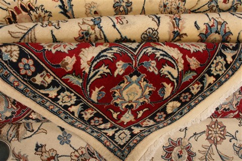 Nain White Hand Knotted 82 X 117  Area Rug 100-21332 Image 5