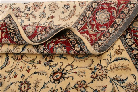 Nain White Hand Knotted 82 X 117  Area Rug 100-21332 Image 12