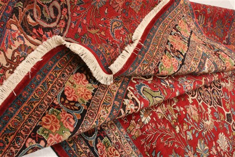 Bidjar Red Hand Knotted 75 X 116 Area Rug 100-21338 Image 11