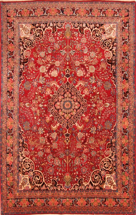 Bidjar Red Hand Knotted 75 X 116 Area Rug 100-21338 Image 0