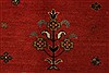 Gabbeh Red Hand Knotted 98 X 139  Area Rug 250-21345 Thumb 18