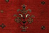 Gabbeh Red Hand Knotted 98 X 139 Area Rug 250-21345 Thumb 18